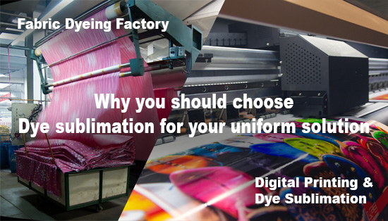 Why you should choose Dye sublimation for your uniform solution.